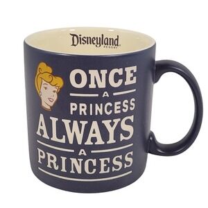 Disneyland Cinderella "Once A Princess Always A Princess" Large 4"‎ X 4" Mug